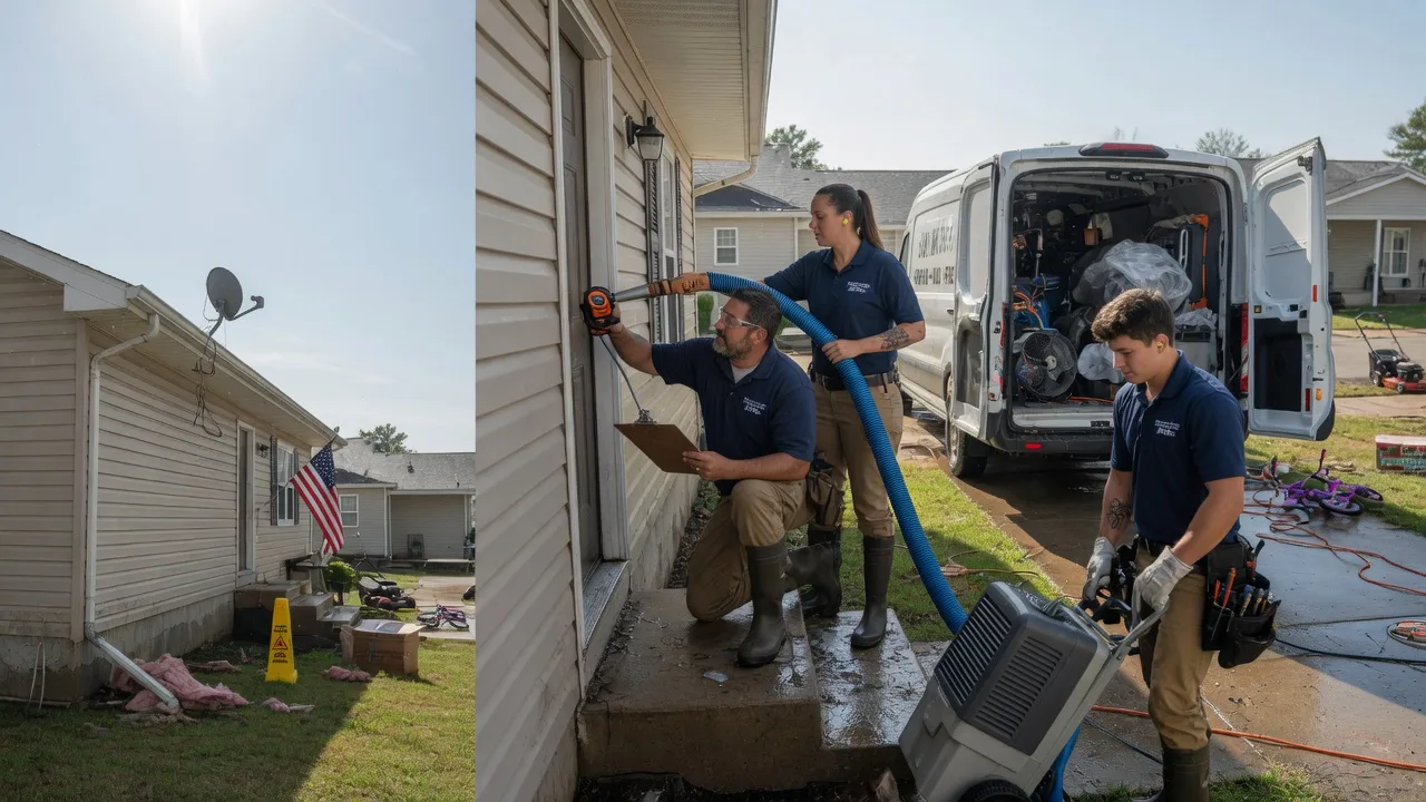 Ceiling Water Damage Restoration in Crossville, AL near me